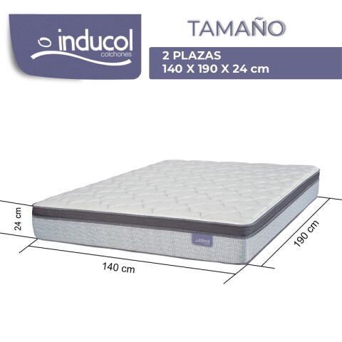Colchón POCKET FIRM Inducol® - Espuma y Resortes - GARANTIA 5 AÑOS 2 Plazas - 140 cm Colchón POCKET FIRM Inducol® - Espuma y Resortes - GARANTIA 5 AÑOS 2 Plazas - 140 cm