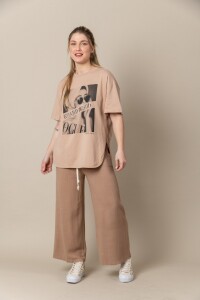 REMERA ANIMO Camel