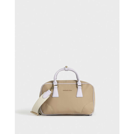 Cartera Bowling Sport Marron Beige