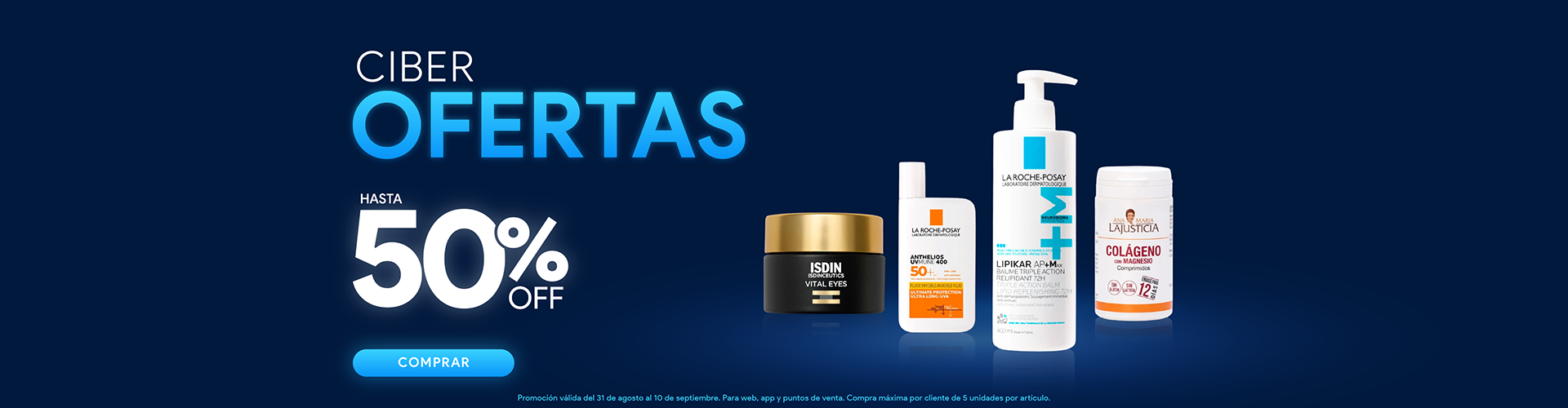 Ciberofertas hasta 50%off!