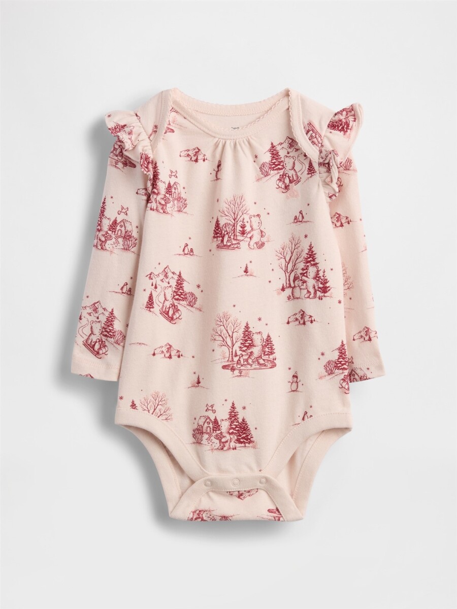 Body Gráfico Bebé - Barely Pink Toile 
