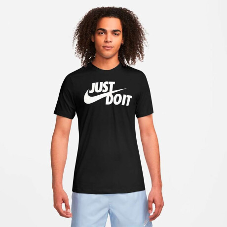 Remera Nike Tee Just Do It Swoosh de Hombre Negro