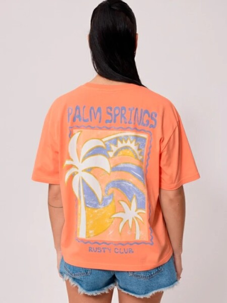T-SHIRT RUSTY SOLAT CORAL