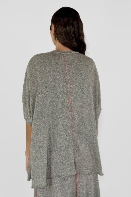 SACON TEJIDO EN LINO FILIPA Vison