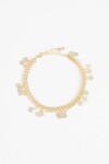 Tobillera cadena dijes dorado