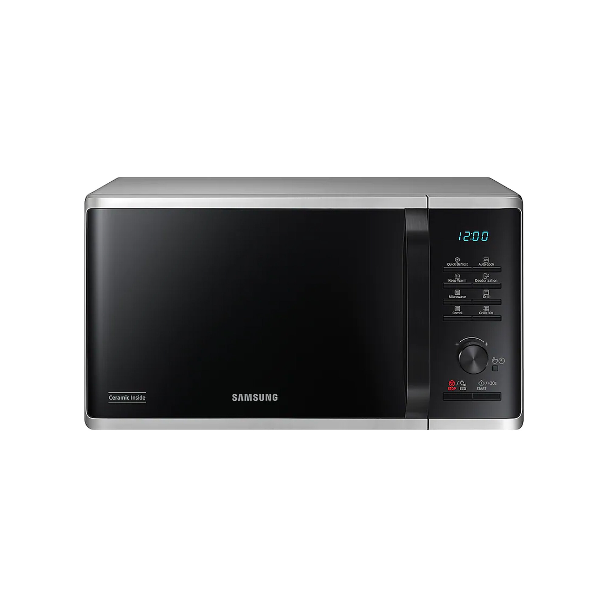 Microondas Samsung con Grill 23 L 800 W Plata - MG23K3515AS