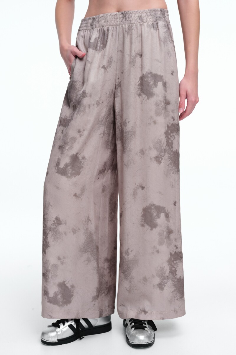 PANT RELAXED PRINT Gris