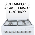 Cocina Combinada Futura Plus Valencia Fut-60cm31b Blanco