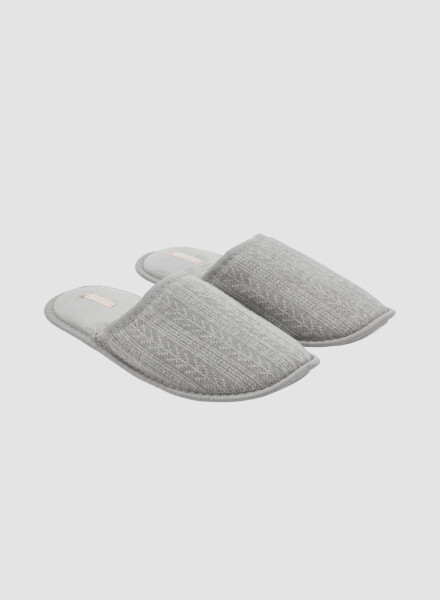 Pantufla basic inv26 Gris oscuro