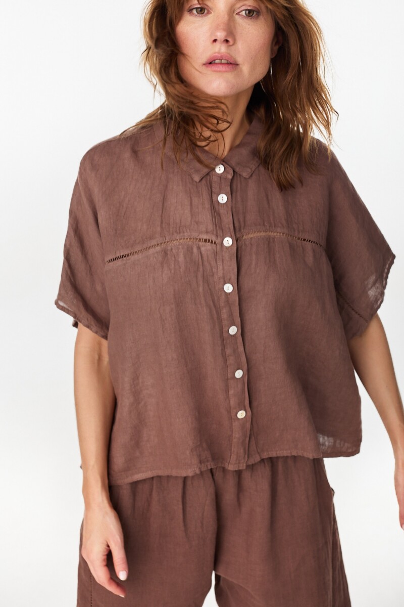 Camisa Helios Chocolate