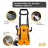 Hidrolavadora Kingsman eléctrica portátil alta presión 1600w 138 bar Hidrolavadora Kingsman eléctrica portátil alta presión 1600w 138 bar