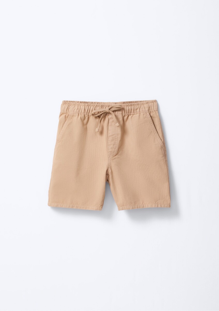 BERMUDA INFANTIL - BEIGE 