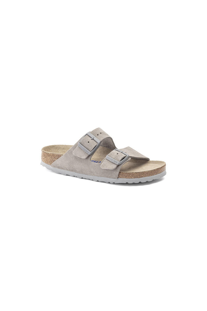 Arizona Soft Footbed - Suede Leather - Regular - Stone Coin 