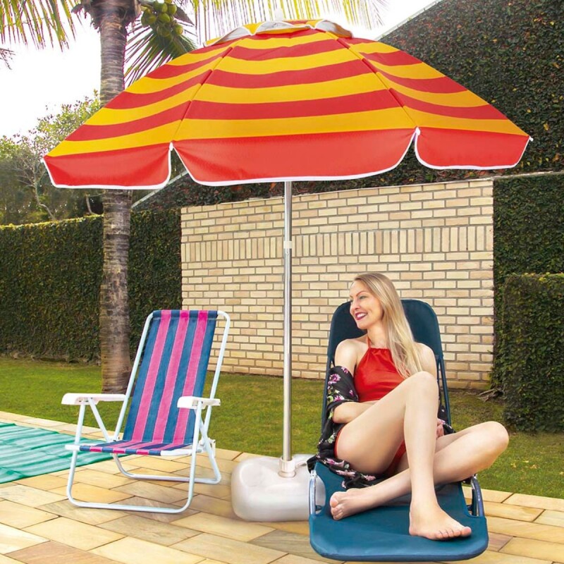 Base para sombrilla 42.5 x 43 x 14.5cm BLANCO