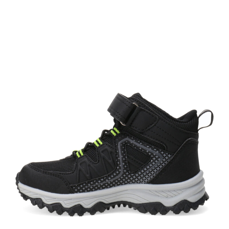 Botas de Niña Croco Kids MONTPELIER acordonada y con velcro Negro