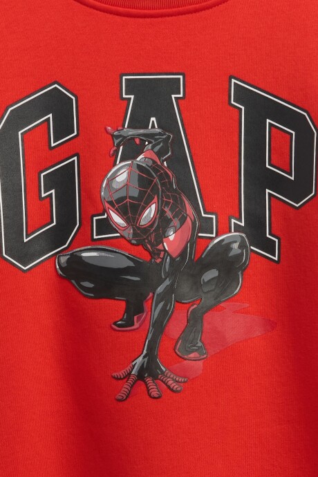 Canguro Con Logo Spiderman Niño Poster Red