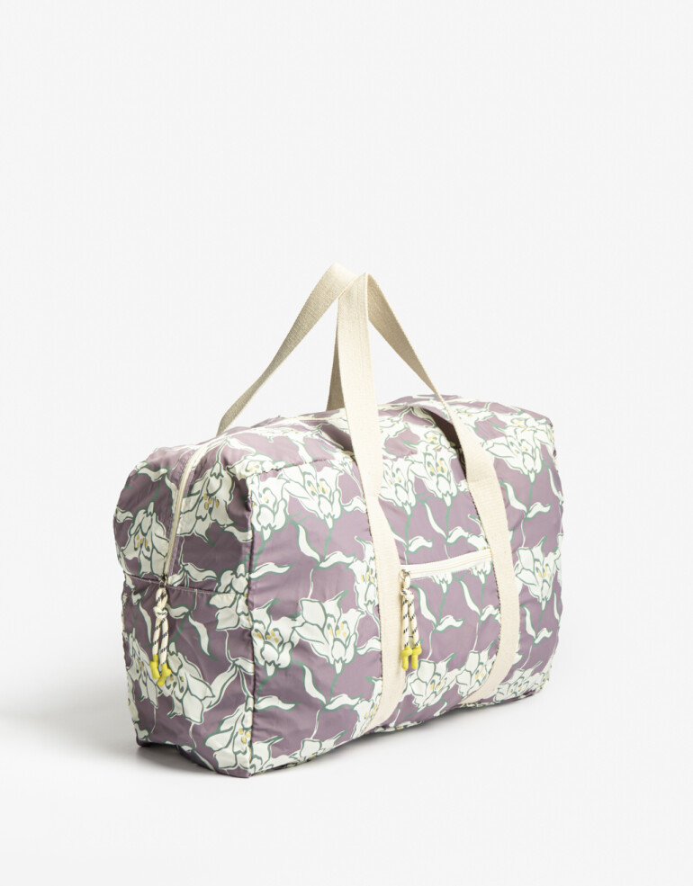 Porta Cosméticos Bolso Estampado Flores