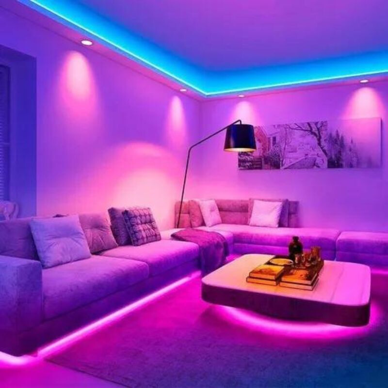 Cinta Led 5 Metros Fucsia