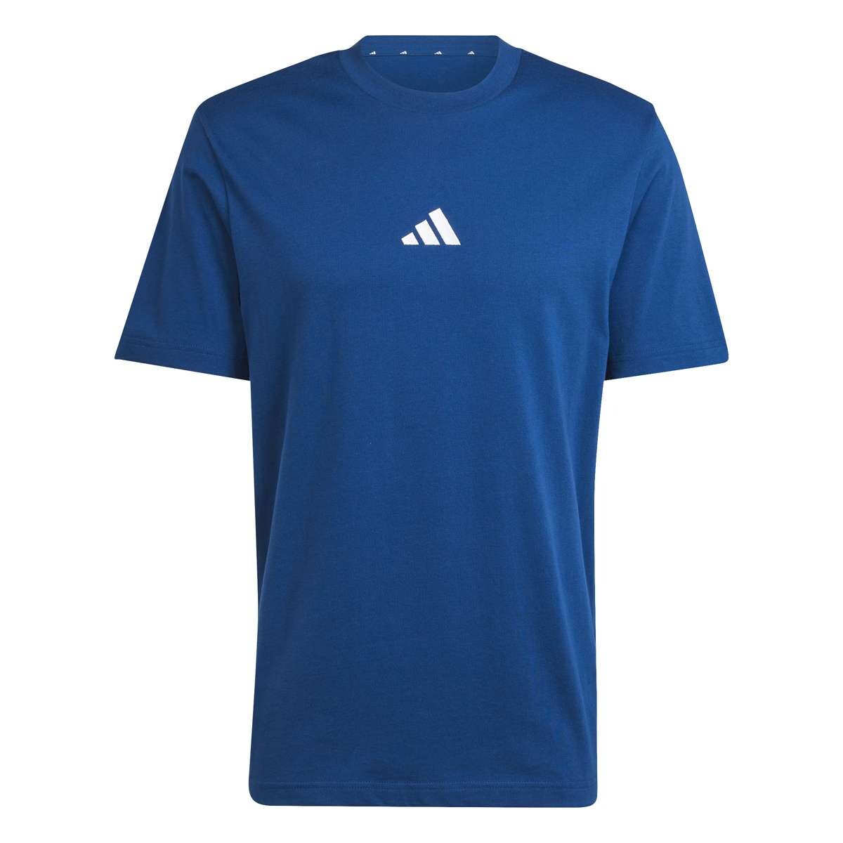 Remera Essentials Small Logo Single de Hombre - Azul 