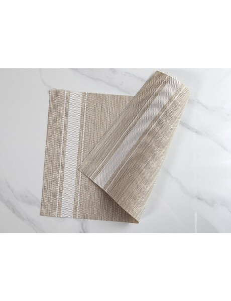 INDIVIDUAL PVC 45x30CM JASPEADO NATURAL/BLANCO INDIVIDUAL PVC 45x30CM JASPEADO NATURAL/BLANCO