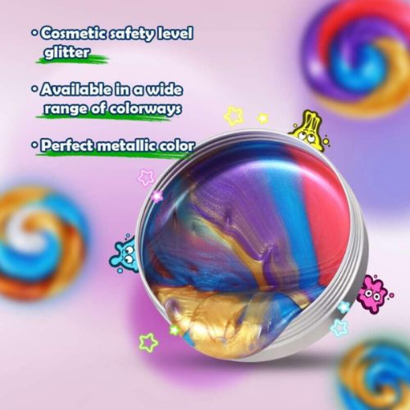 Dazzling Multicolor Slime P001