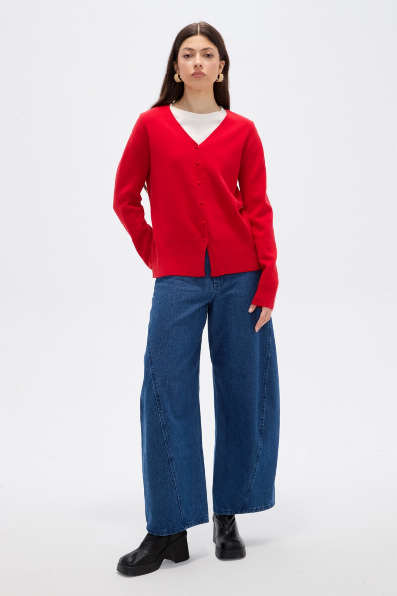 Cardigan Idera - Rojo 