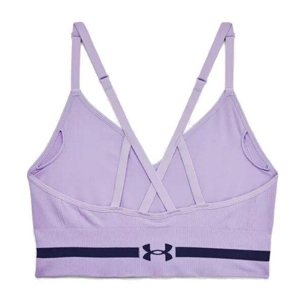 Top Under Armour Seamless Low Long Violeta