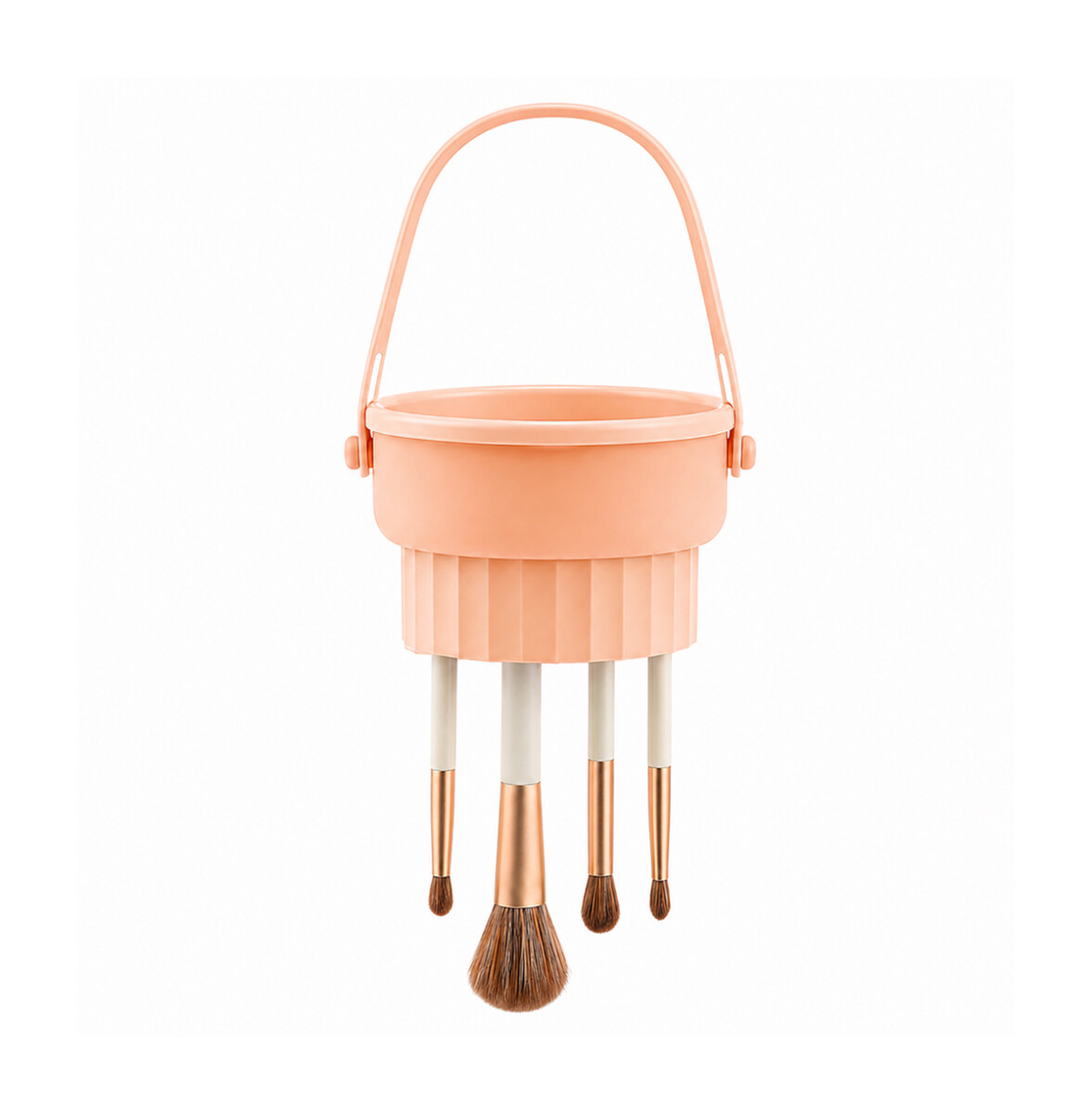 Organizador y Limpiador de Brochas - Amarillo 