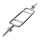Barra Romana Maciza Cromada C/rosca Para Triceps Pesas Nº1 ! Fit013204