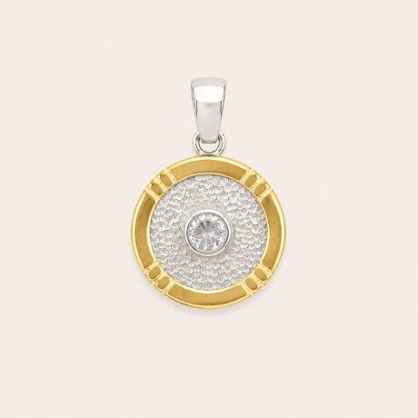 Medalla Aruba White - Plata y Oro Medalla Aruba White - Plata y Oro