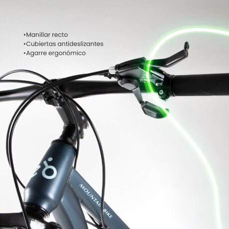 Bicicleta Montaña 26 Cuadro Acero Freno Disco 21 Cambios Azul