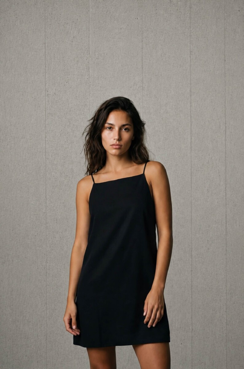 Vestido Tubqal - NEGRO 