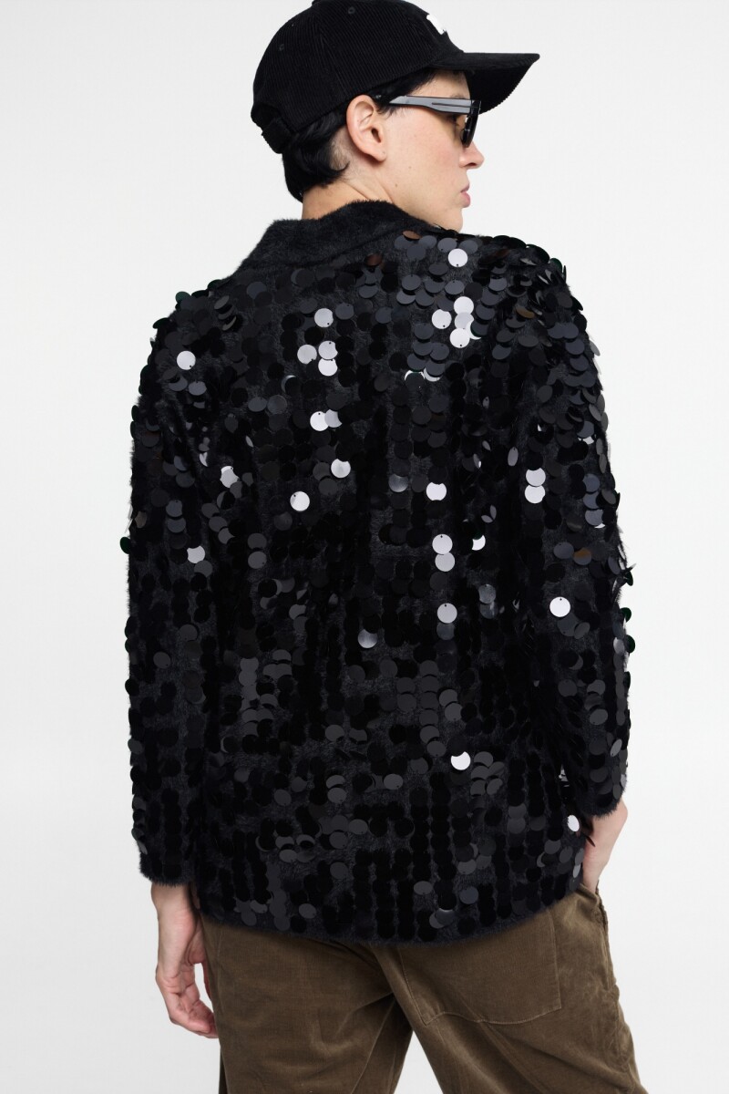 CARDIGAN MADONNA Negro