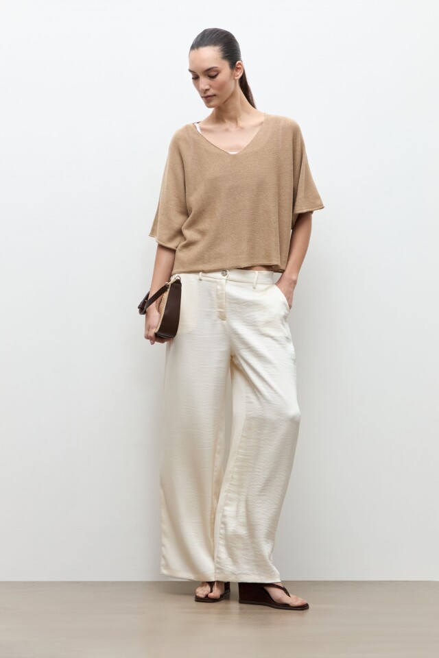Sweater oversized beige