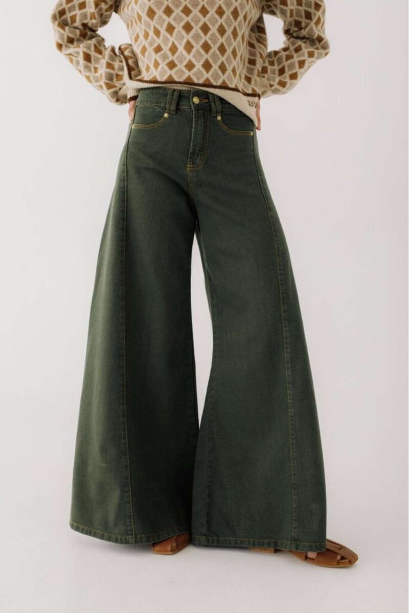 Jean Wide XL - Verde 