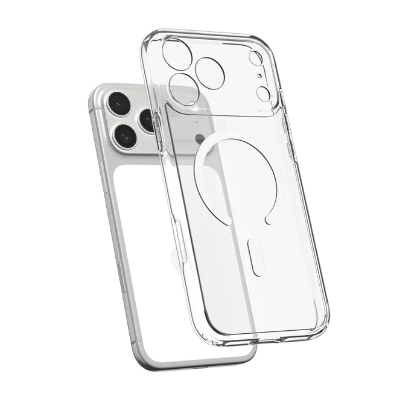 Case Spigen iPhone 17 Pro Ultra Hybrid MagFit Clear White 10066 Case Spigen iPhone 17 Pro Ultra Hybrid MagFit Clear White 10066