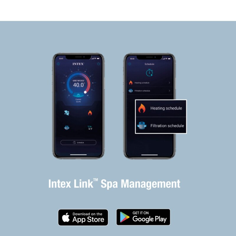 INTEX PURESPA GREYSTONE SQUARE CAPACIDAD 4 PERSONAS Intex Purespa Greystone Square Capacidad 4 Personas
