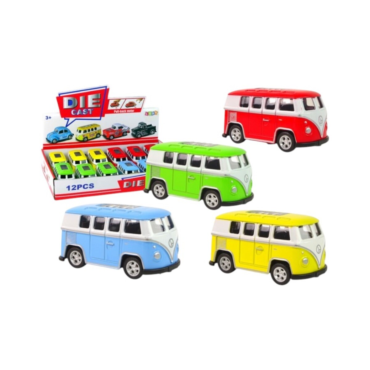 Autito Camioneta Combi XG87903 Varios Colores 