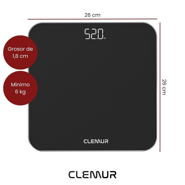 Balanza Digital De Baño Para Personas 180 Kg Peso Máximo Color Negro Balanza Digital De Baño Para Personas 180 Kg Peso Máximo Color Negro