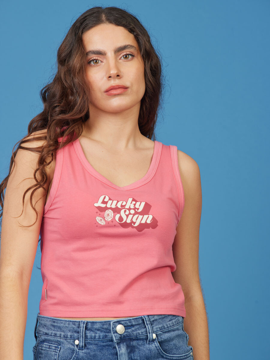 MUSCULOSA LAURY DIXIE Rosado