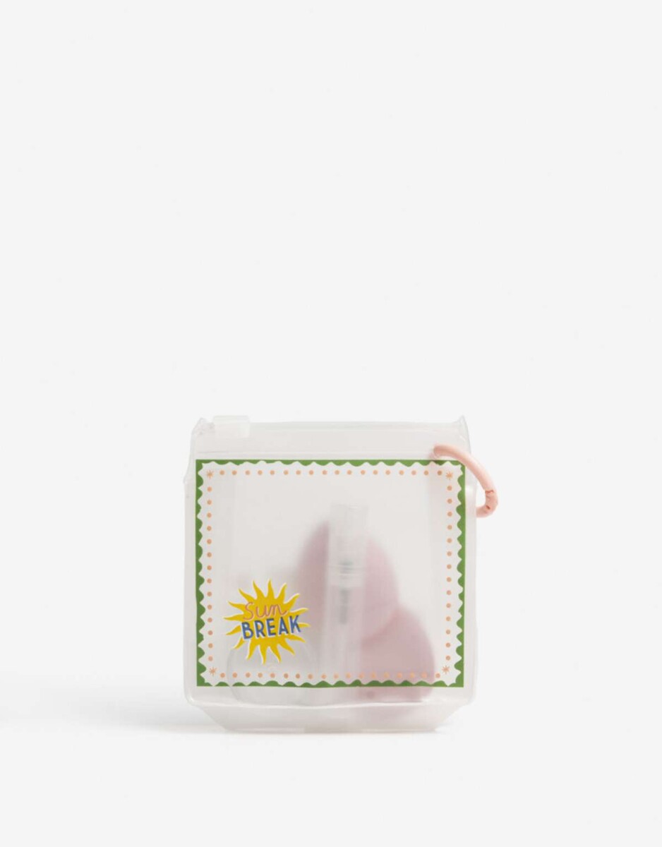 Set De Mini Contenedores De Skincare - Rosa Piel 