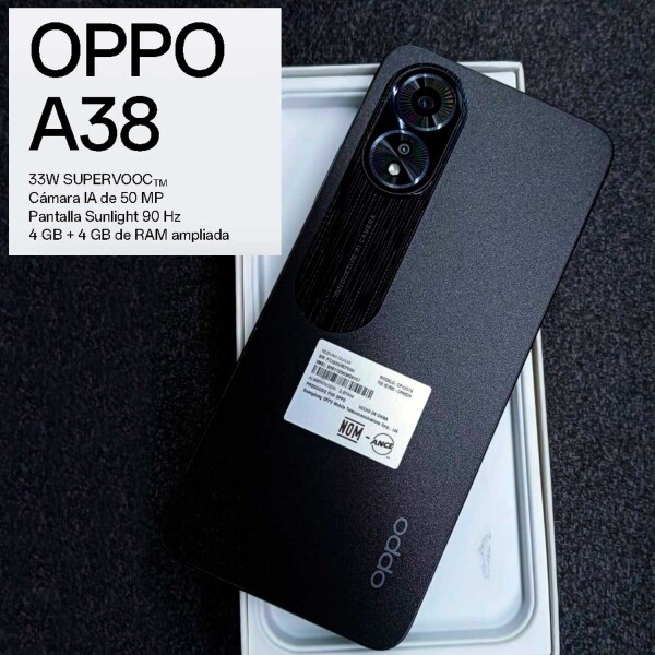 Celular Oppo A38 4g 4/128 Gb NEGRO