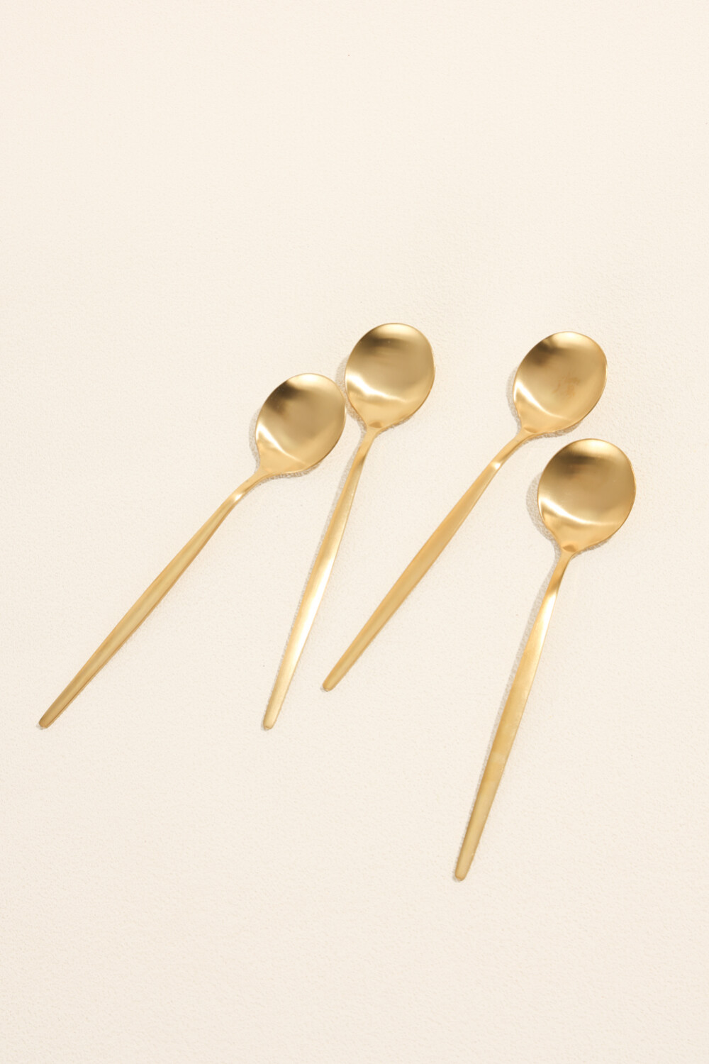 Cuchara Fiordo, Set 4 Un. Dorado Color Unico