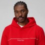 Polera The Go-To Oversized Hoodie Brand Dna Hombre Heated Red/classic White