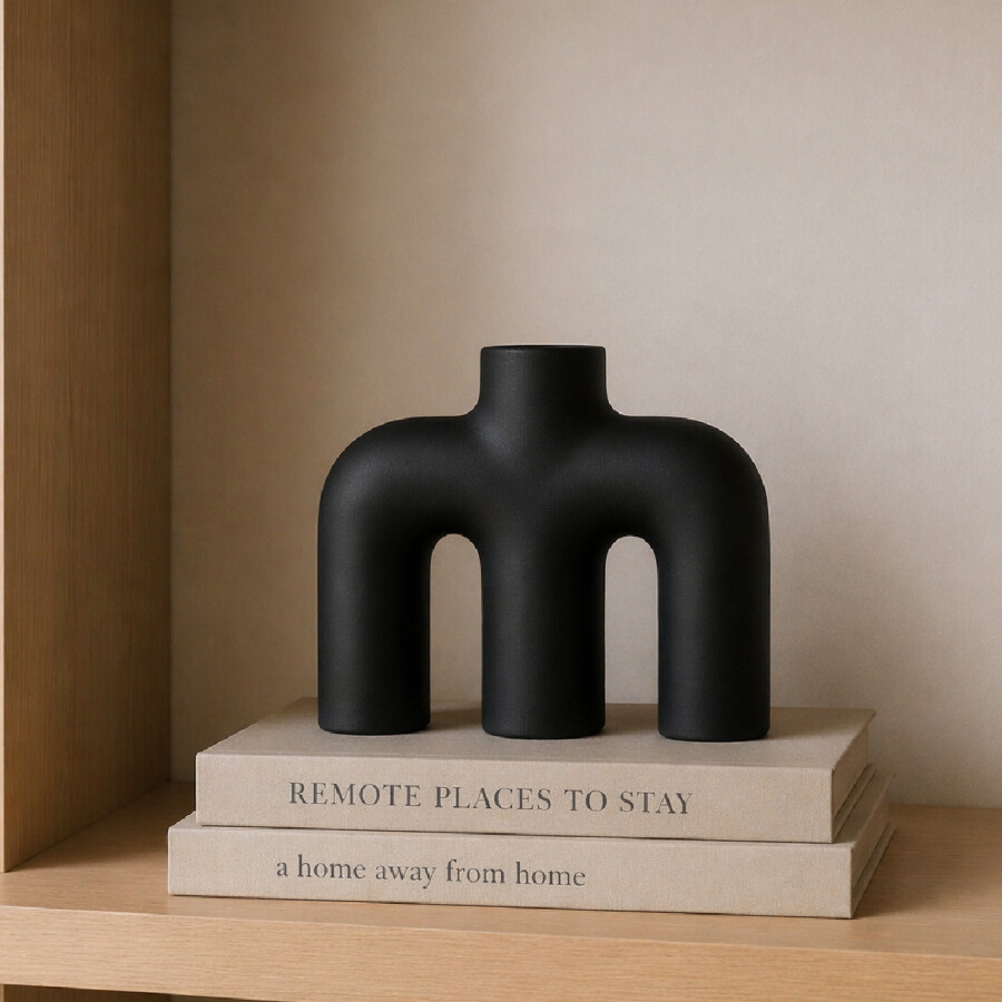 Jarrón Deco Milo Black