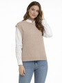 Chaleco Relora Taupe / Mink / Vison