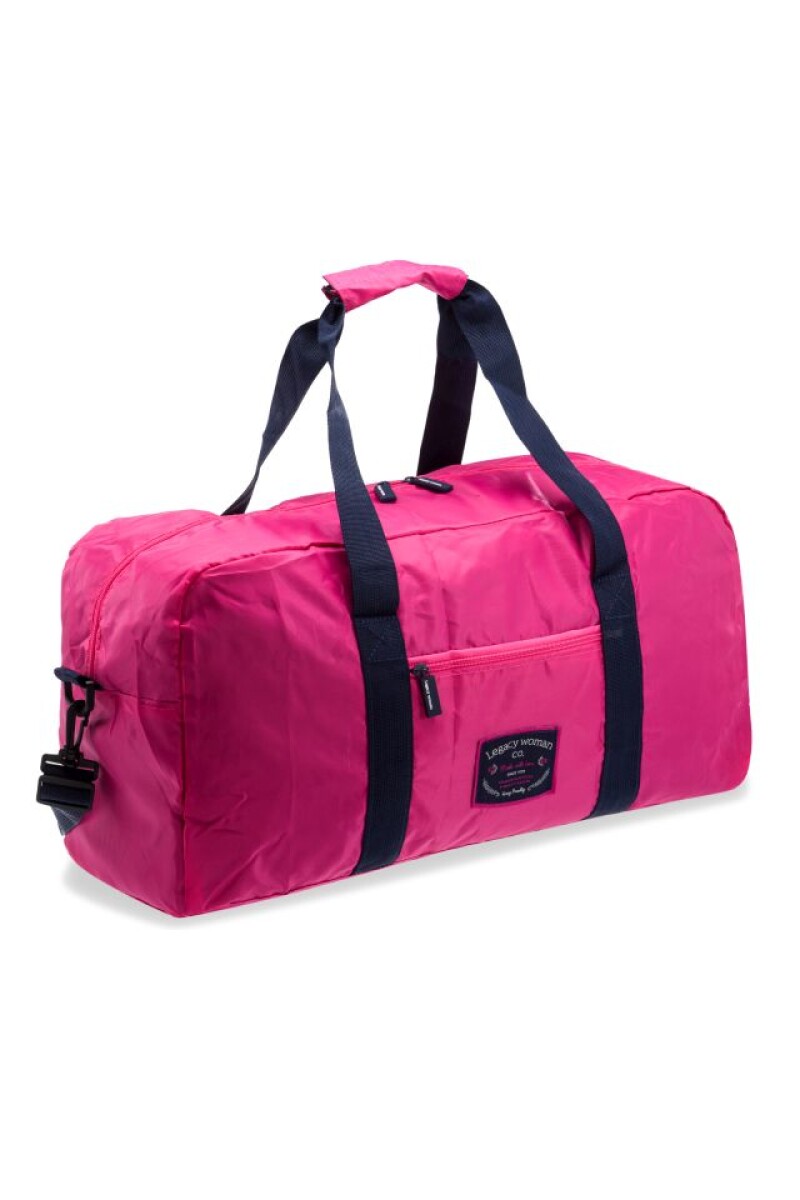 BOLSO PLEGABLE ESTAMPADO - Rosado 
