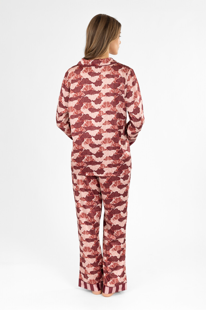 Pijama frida mariposas Rosa antique