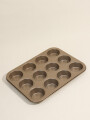 Horno Asadera Muffins 12 Moldes 8 Color Unico