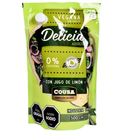 MAYONESA DELICIA SIN HUEVO D/P 500CC MAYONESA DELICIA SIN HUEVO D/P 500CC